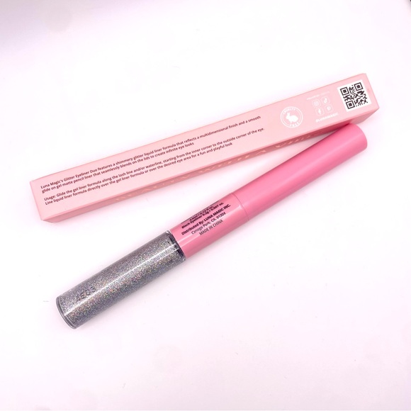 LUNA MAGIC | Glitter Eyeliner Duo | “Glimmer” [Black & Silver] ✨ (Brand New!) 💘✨ - Picture 7 of 7